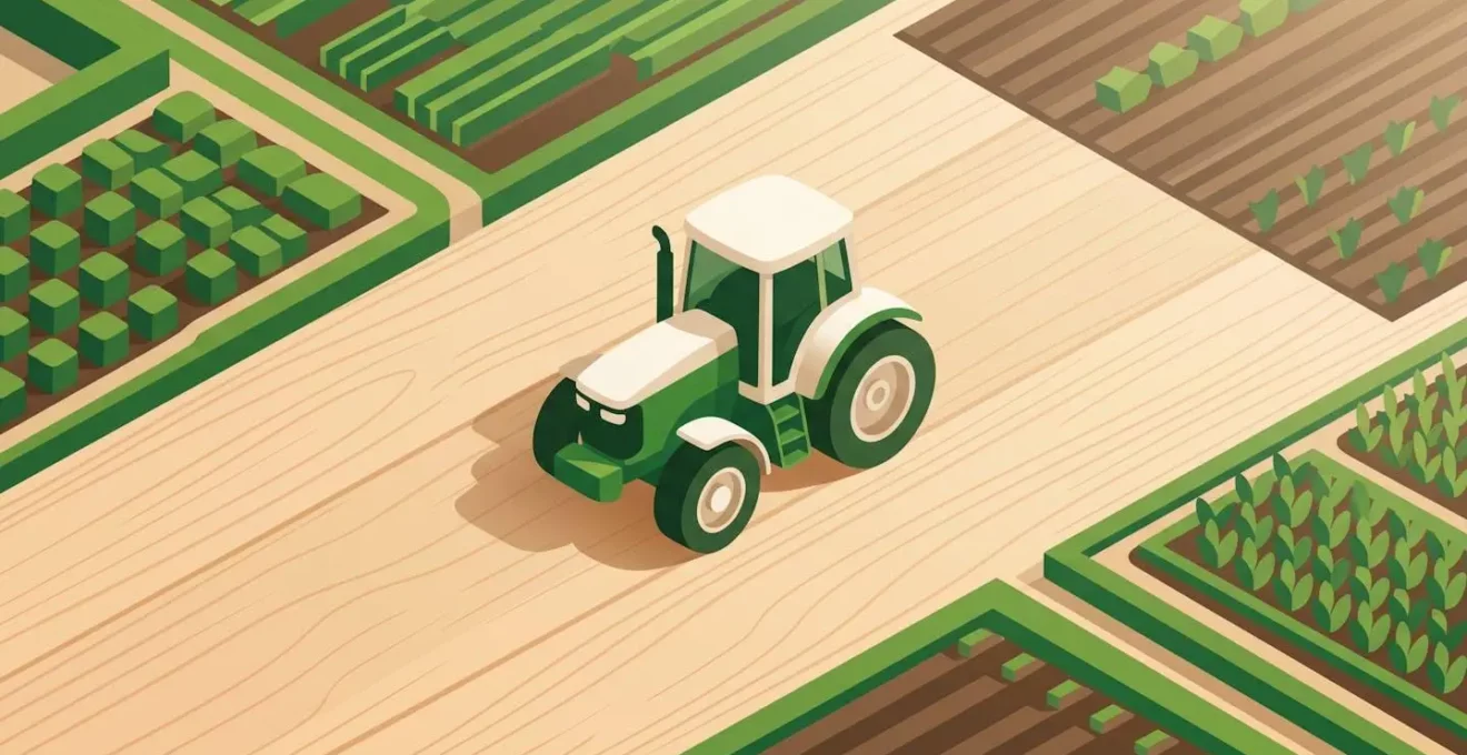 Tableau comparatif de deux modèles de tracteurs John Deere avec leurs caractéristiques techniques